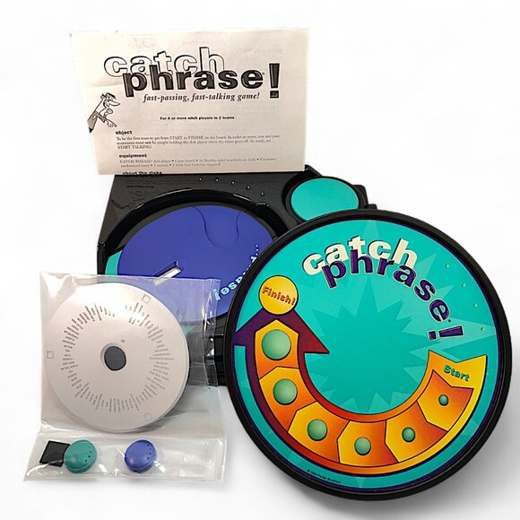 Original Catch Phrase Board Game Party Family Vintage 1994 Hasbro 100% Complete - Picture 4 of 5